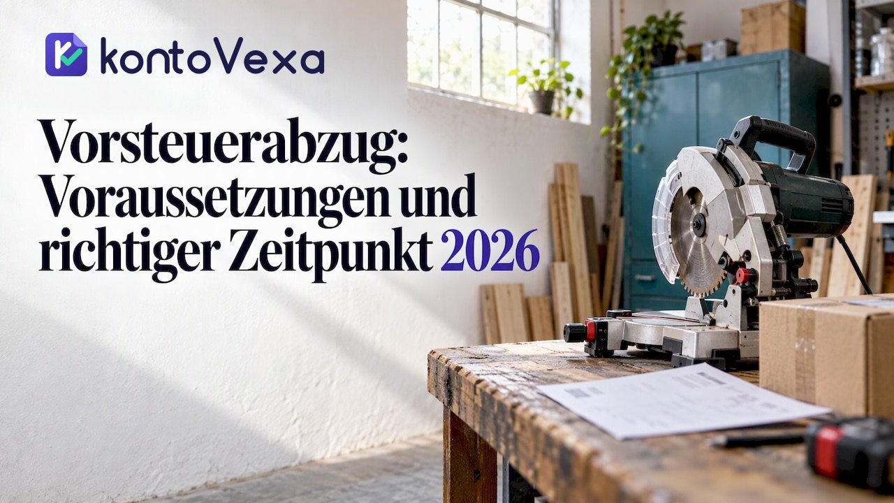 Rechnung für neue Betriebsausstattung