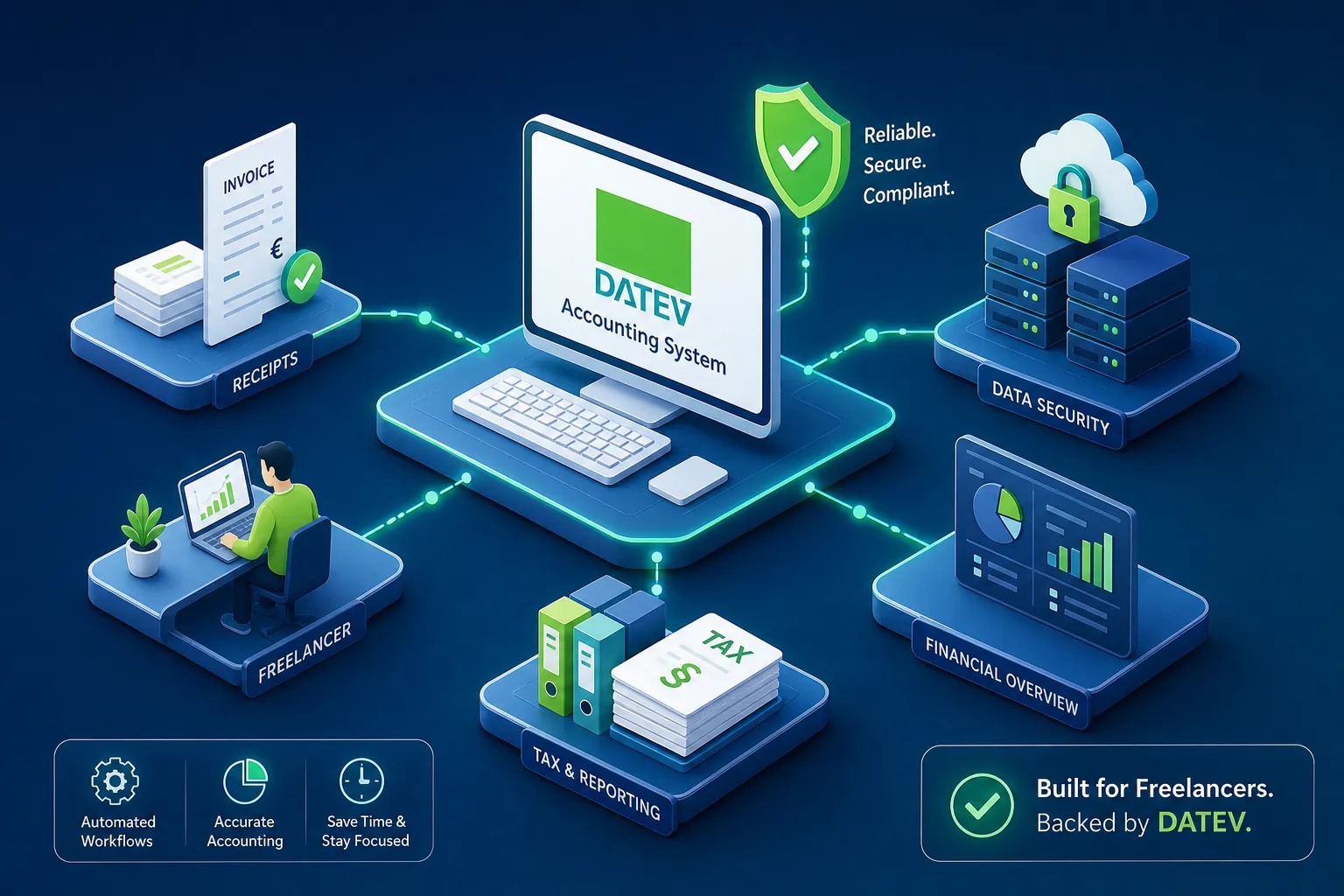 Jak działa system księgowy DATEV w Niemczech i co muszą wiedzieć freelancerzy