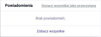 Otwarty dzwonek z najnowszymi powiadomieniami